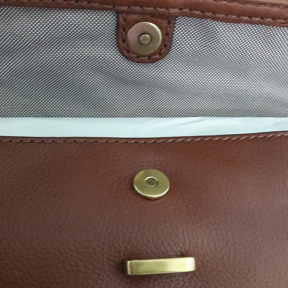 NWT FOSSIL LEATHER RYDER SMALL CROSSBODY BAG PURSE - Picture 4 of 8